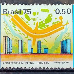 C 880 Selo Habitacoes no Brasil Brasilia 1975