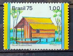 C 882 Selo Habitacoes no Brasil Palafita AM 1975