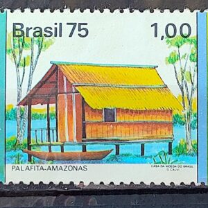 C 882 Selo Habitacoes no Brasil Palafita AM 1975