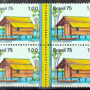C 882 Selo Habitacoes no Brasil Palafita AM 1975 Quadra