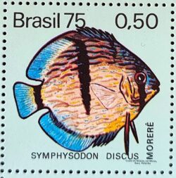 C 890 Selo Peixes de Agua Doce Morere 1975