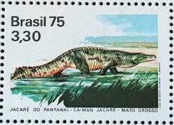C 894 Selo Presevacao da Flora e da Fauna Jacare 1975