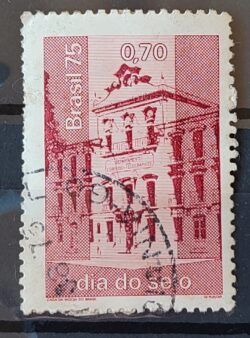 C 899 Selo Dia do Selo Filatelia 1975 Circulado 1