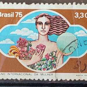 C 905 Selo Ano Internacional da Mulher Datas Comemorativas 1975 Circulado 2
