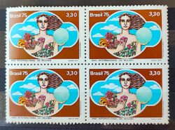 C 905 Selo Ano Internacional da Mulher Datas Comemorativas 1975 Quadra