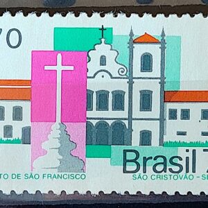 C 908 Selo Cidades Historicas do Brasil Sao Cristovao Sergipe 1975