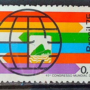 C 910 Selo Congresso Mundial da Asta Turismo 1975
