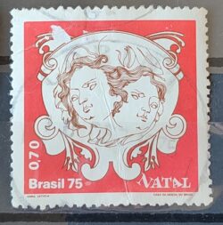 C 911 Selo Natal Religiao 1975 Circulado 4