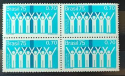 C 914 Selo Dia de Acao de Gracas Religiao 1975 Quadra