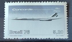 C 923 Selo Aviao Concorde Aviacao 1976