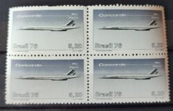 C 923 Selo Aviao Concorde Aviacao 1976 Quadra