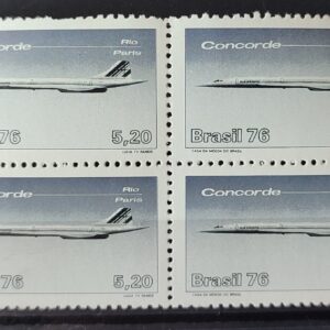 C 923 Selo Aviao Concorde Aviacao 1976 Quadra