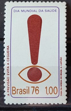 C 926 Selo Dia Mundial da Saude Datas Comemorativas 1976