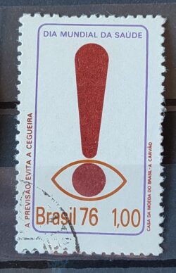 C 926 Selo Dia Mundial da Saude Datas Comemorativas 1976 Circulado 1