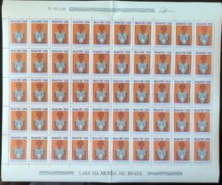 C 927 Selo Cultura Indigena Indio Kaiapo 1976 Folha