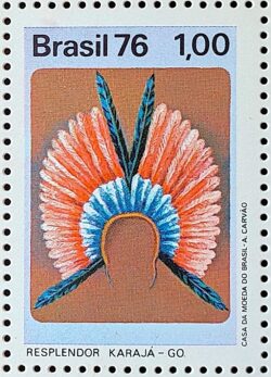 C 929 Selo Cultura Indigena Indio Karaja 1976 2