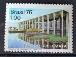 C 930 Selo Dia do Diplomata Diplomacia Itamarati Brasilia 1976