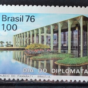 C 930 Selo Dia do Diplomata Diplomacia Itamarati Brasilia 1976