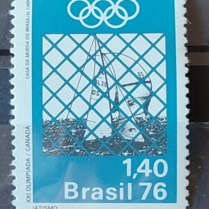 C 934 Selo Jogos Olimpicos Montreal Canada Iatismo 1976