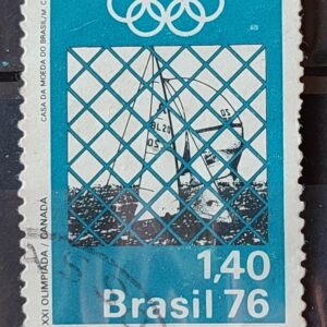 C 934 Selo Jogos Olimpicos Montreal Canada Iatismo 1976 Circulado 1