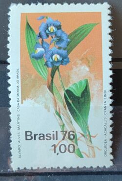 C 937 Selo Preservacao da Natureza Orquidea 1976