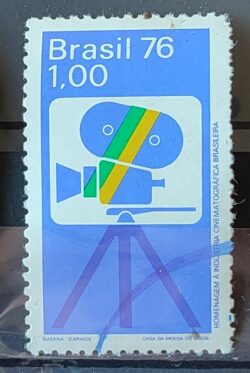 C 938 Selo Cinema Brasileiro Filme 1976 Circulado 2