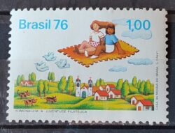 C 946 Selo Dia do Selo Juventude Filatelica Igreja 1976