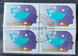 C 947 Selo Cinquentenario Enfermagem Saude 1976 Quadra CPD BSB