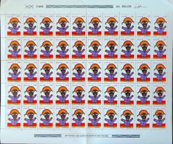 C 948 Selo Teatro Popular Mamulengo Arte 1976 Folha