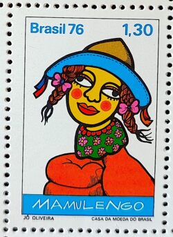 C 949 Selo Teatro Popular Menina Arte 1976