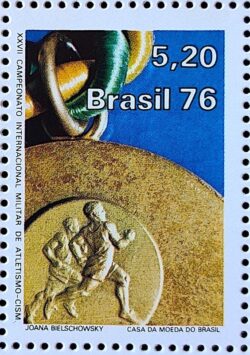 C 951 Selo Atletismo Militar Esporte 1976