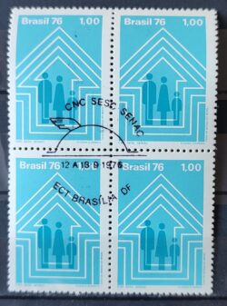 C 952 Selo Sesc e Senac Comercio 1976 Quadra CBC BSB