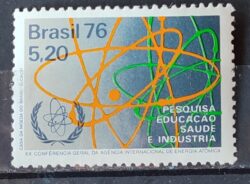 C 954 Selo Conferencia Energia Atomica Ciencia 1976