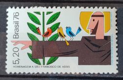 C 956 Selo Aniversario Sao Francisco Religiao 1976