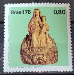 C 964 Selo Evolucao da Escultura N S Mont Serrat 1976