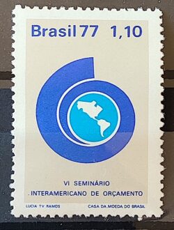 C 976 Selo Seminario Interamericano de Orcamento Economia Mapa 1977
