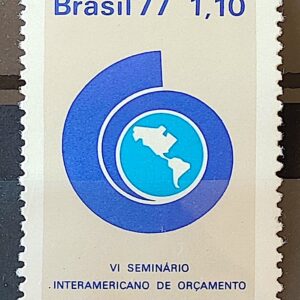 C 976 Selo Seminario Interamericano de Orcamento Economia Mapa 1977