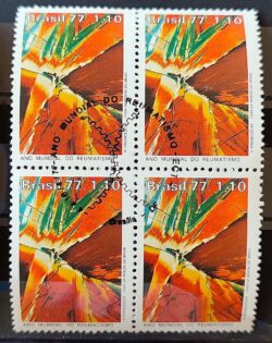 C 977 Selo Reumatismo Saude 1977 Quadra CBC BSB