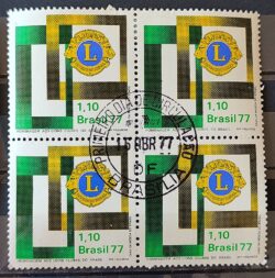 C 978 Selo Lions Clubes do Brasil Sociedade 1977 Quadra CPD BSB