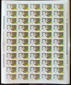 C 979 Selo Compositores Brasileiros Villa Lobos Chiquinha Gonzaga Noel Rosa Musica 1977 Serie Completa Folha