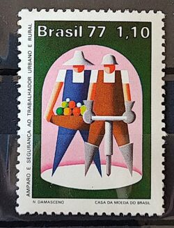 C 982 Selo Amparo e Seguranca Saude 1977