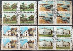 C 984 Selo Centenario da Filiacao do Brasil UPU Servicos Postais Porto Seguro 1977 Serie Completa Quadra CBC BSB