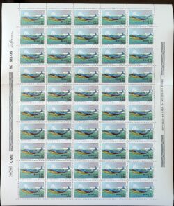 C 989 Selo Meio Ambiente Baleia Fauna 1977 Folha