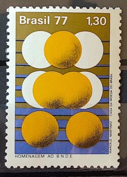 C 990 Selo Banco Nacional do Desenvolvmento Economico Economia 1977