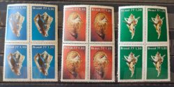 C 992 Selo Moluscos do Brasil 1977 Serie Completa Quadra
