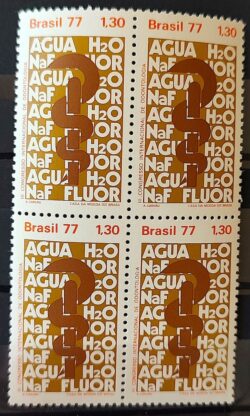 C 995 Selo Congresso de Odontologia Saude 1977 Quadra