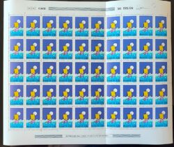 C 997 Selo Dia do Selo Servicos Postais Filatelia Navio 1977 Folha 1