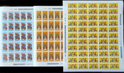 C 999 Selo Folclore Brasileiro Cavalhada Cavalo 1977 Serie Completa Folha