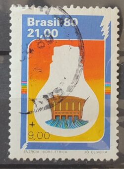 C 1134 Selo Alternativas Energeticas Energia Eletrica 1980 Circulado 2