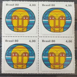 C 1140 Selo Televisao Brasileira Comunicacao 1980 Quadra